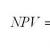 NPV (чистая приведенная стоимость) Что такое NPV простыми словами